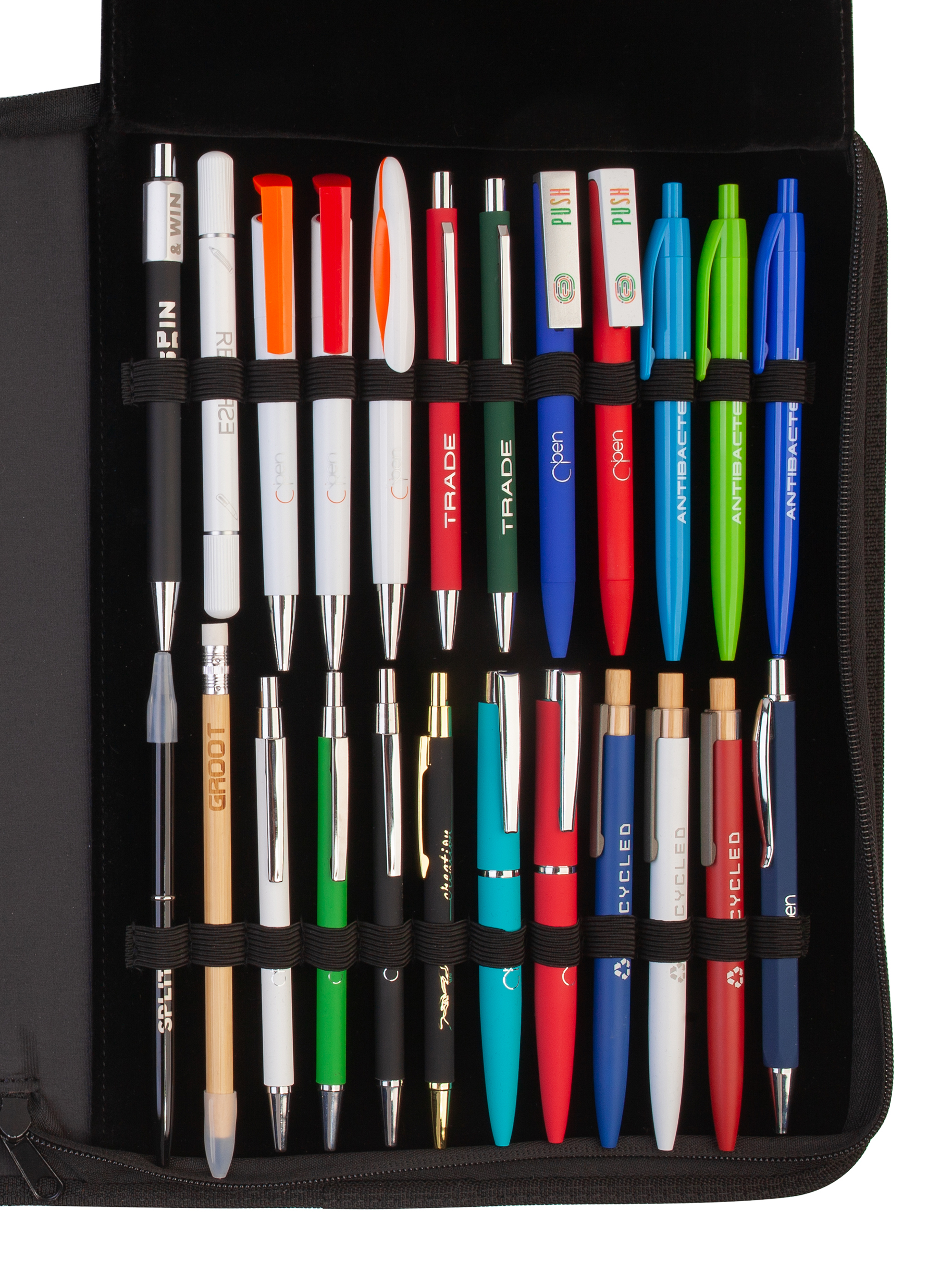 Презентационный кейс ручек и карандашей Океан-2