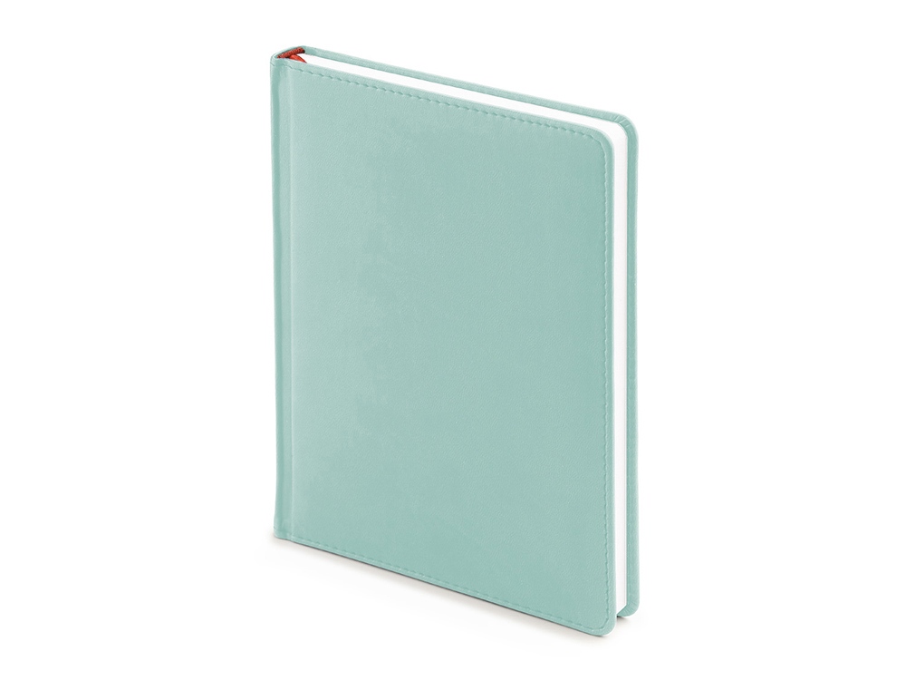 Ежедневник недатированный А6+ Velvet, зефирный мятный-0