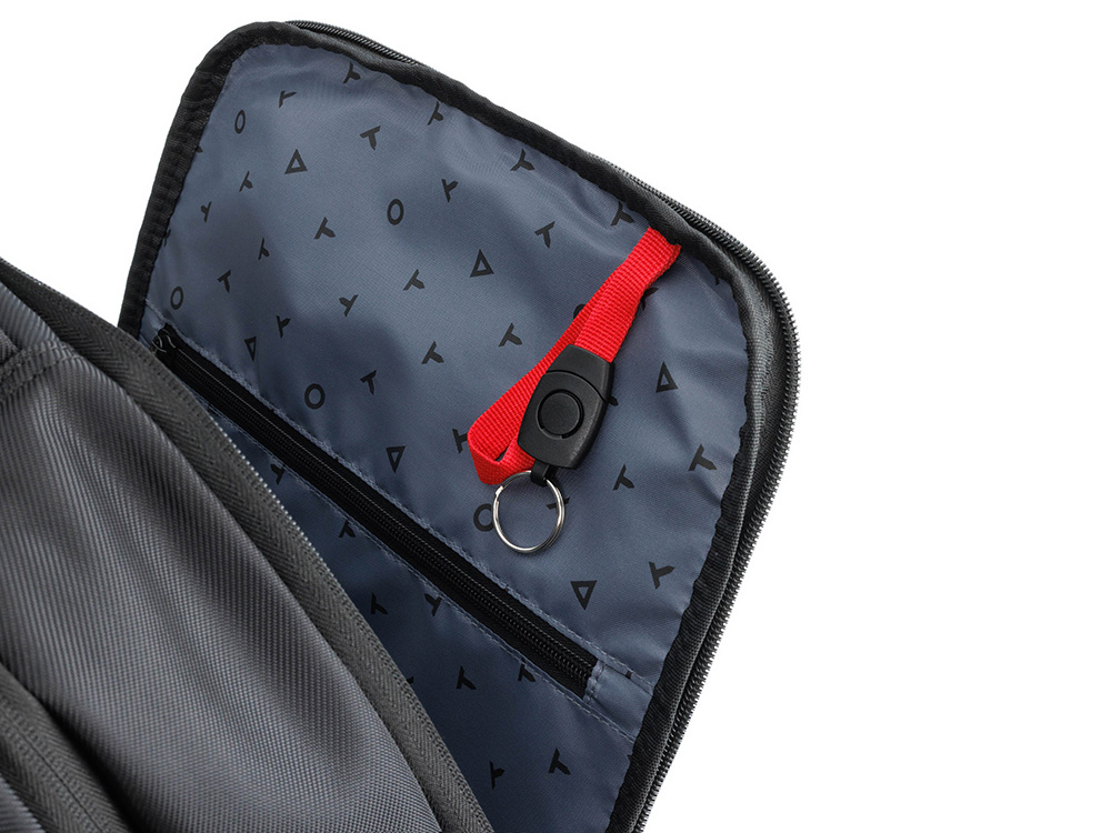 Рюкзак TORBER ВОЯЖ c отделением для ноутбука 17'', черный, полиэстер 900D, 31х17х44 см, 18 л-5