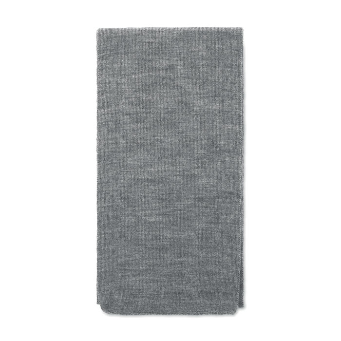 Шарф, серо-белый-1