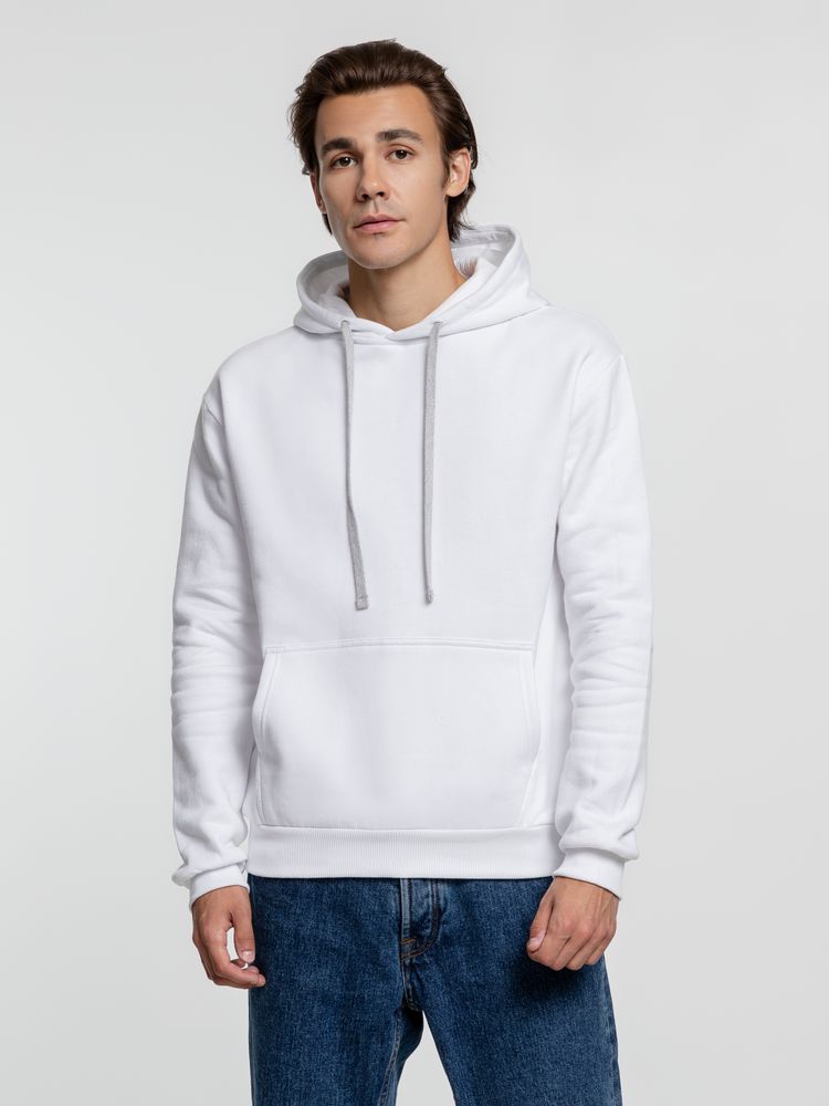 Толстовка с капюшоном Kirenga Heavy, белая (белоснежная)-4