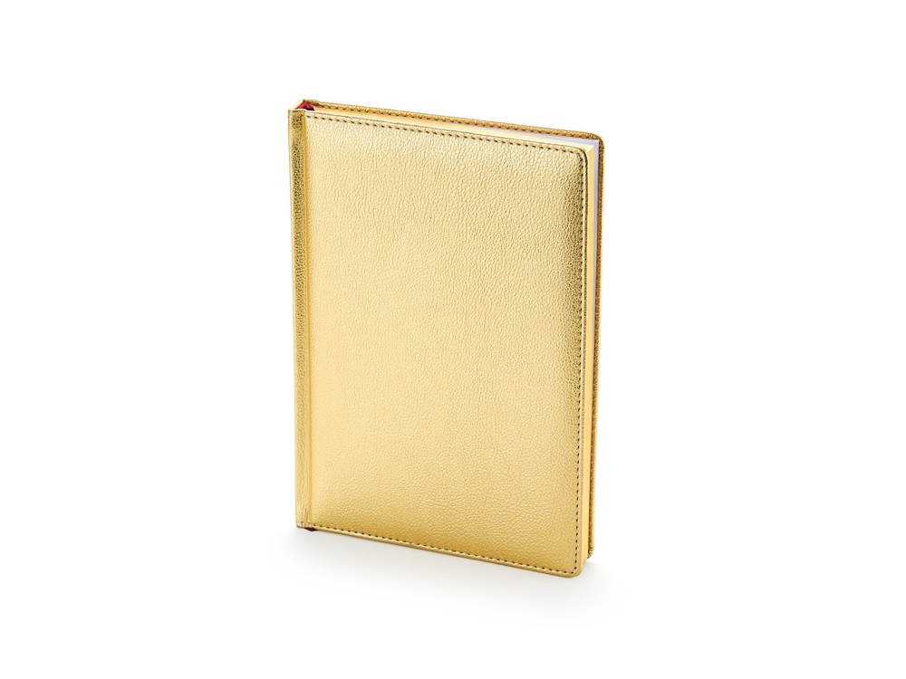 Ежедневник недатированный А5 Sidney Nebraska, золото (золотой обрез)-0