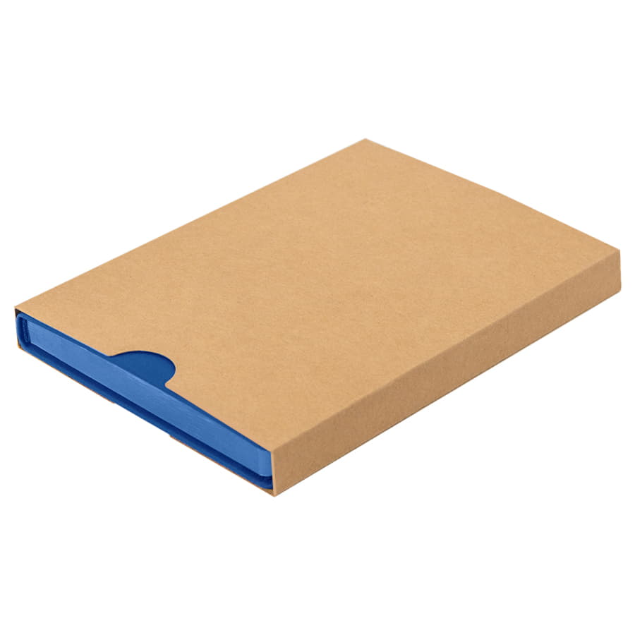 Ежедневник недатированный Pulpy, А5,  синий, кремовый блок в линейку, синий срез, синий-8