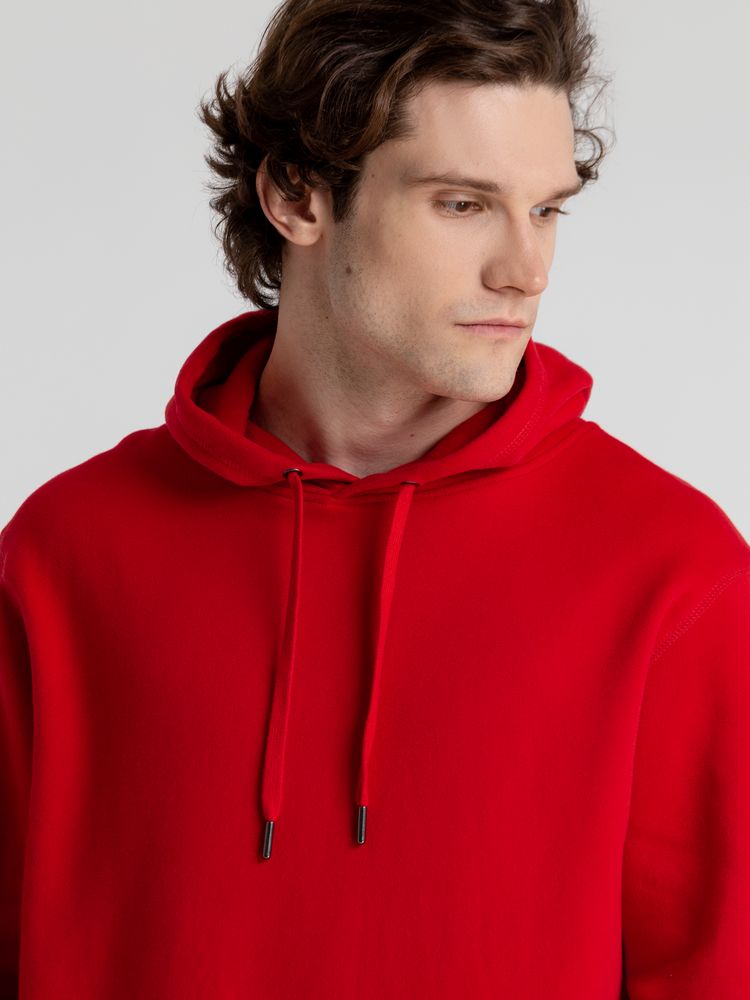 Толстовка с капюшоном унисекс King, красная-3