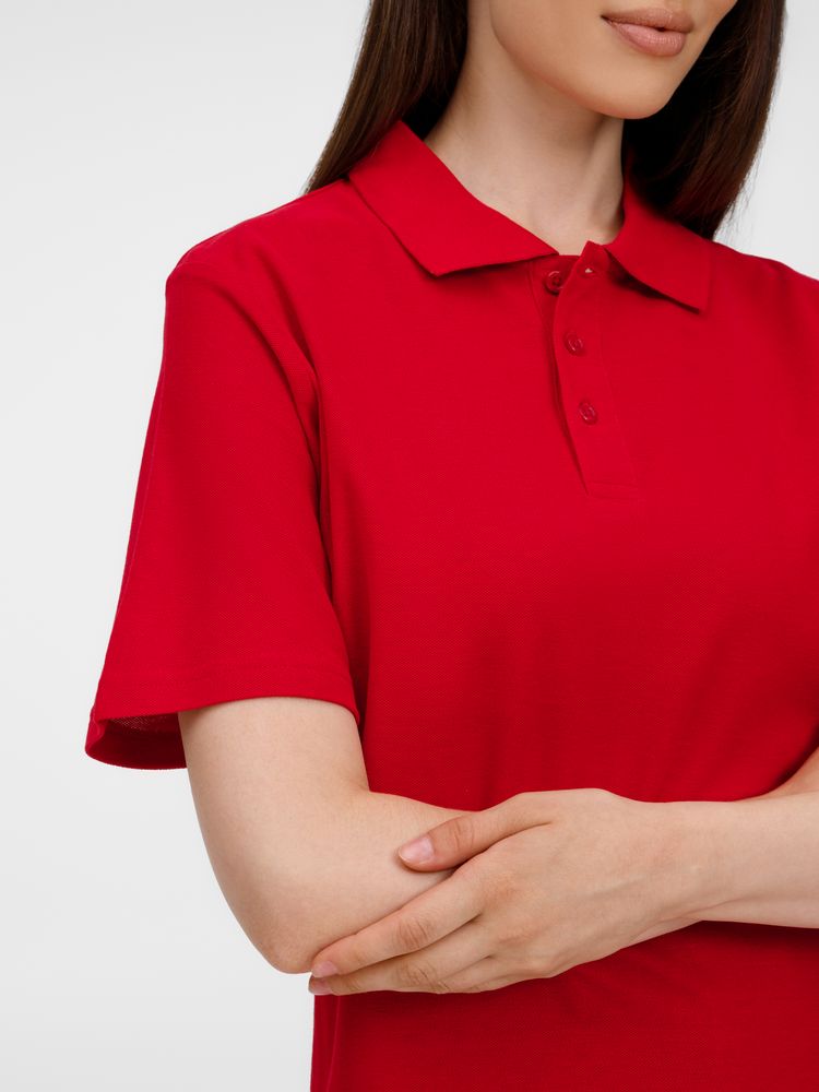 Рубашка поло унисекс Tervise, красная-5