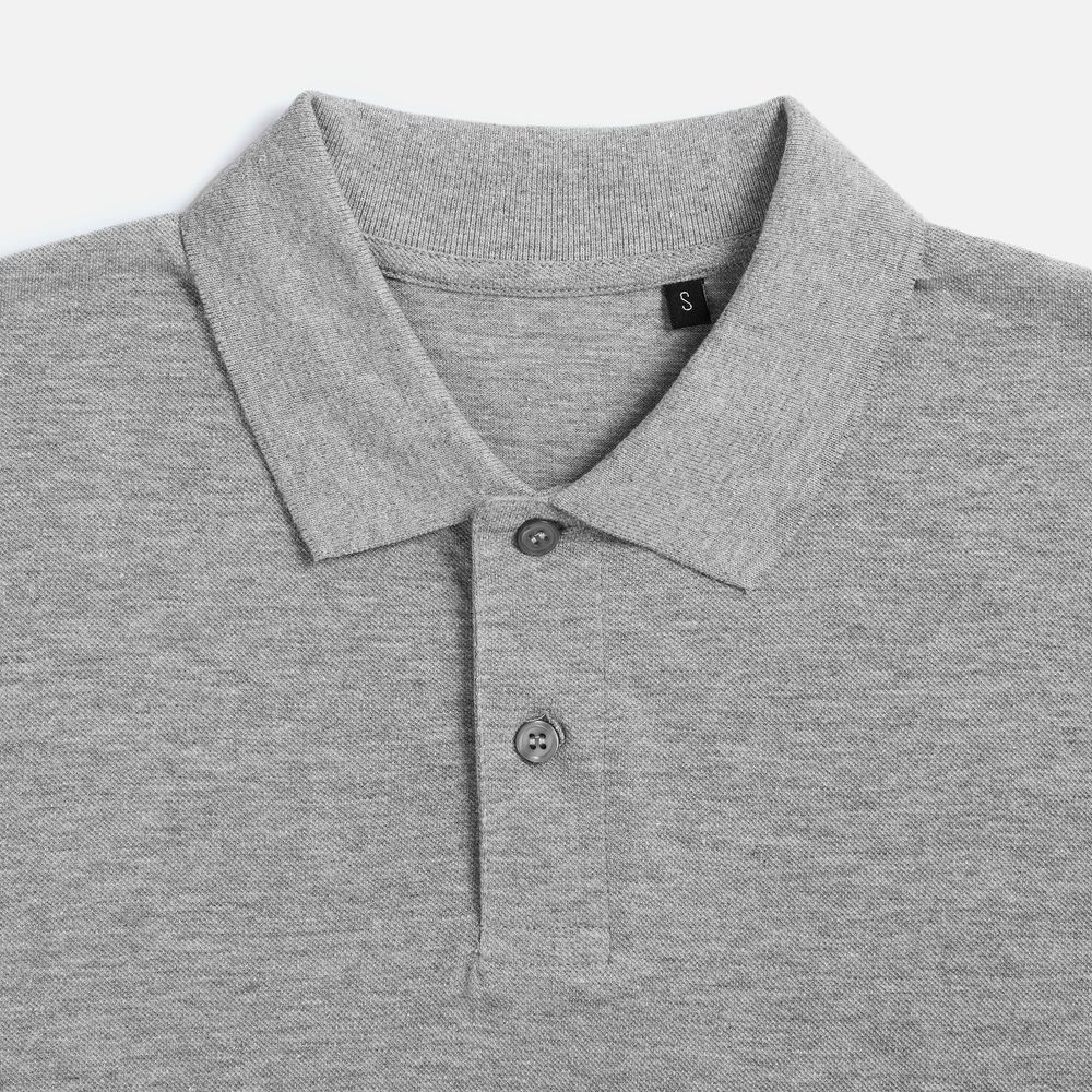 Рубашка поло унисекс Pulse, серый меланж-2