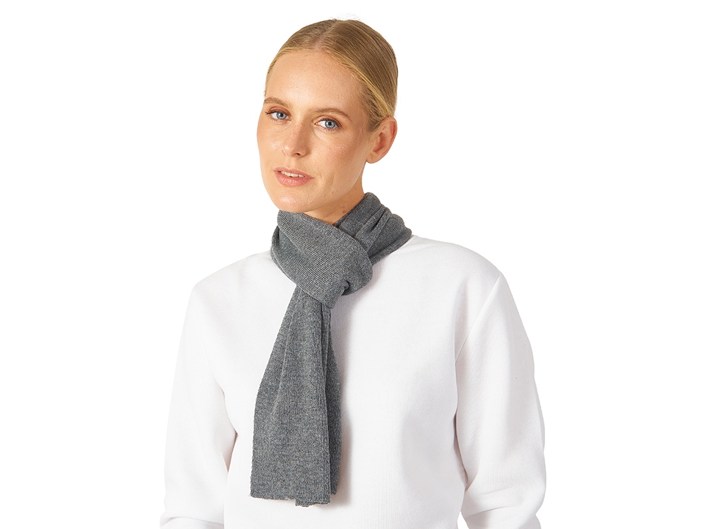 Шарф Dunant, темно-серый меланж-2