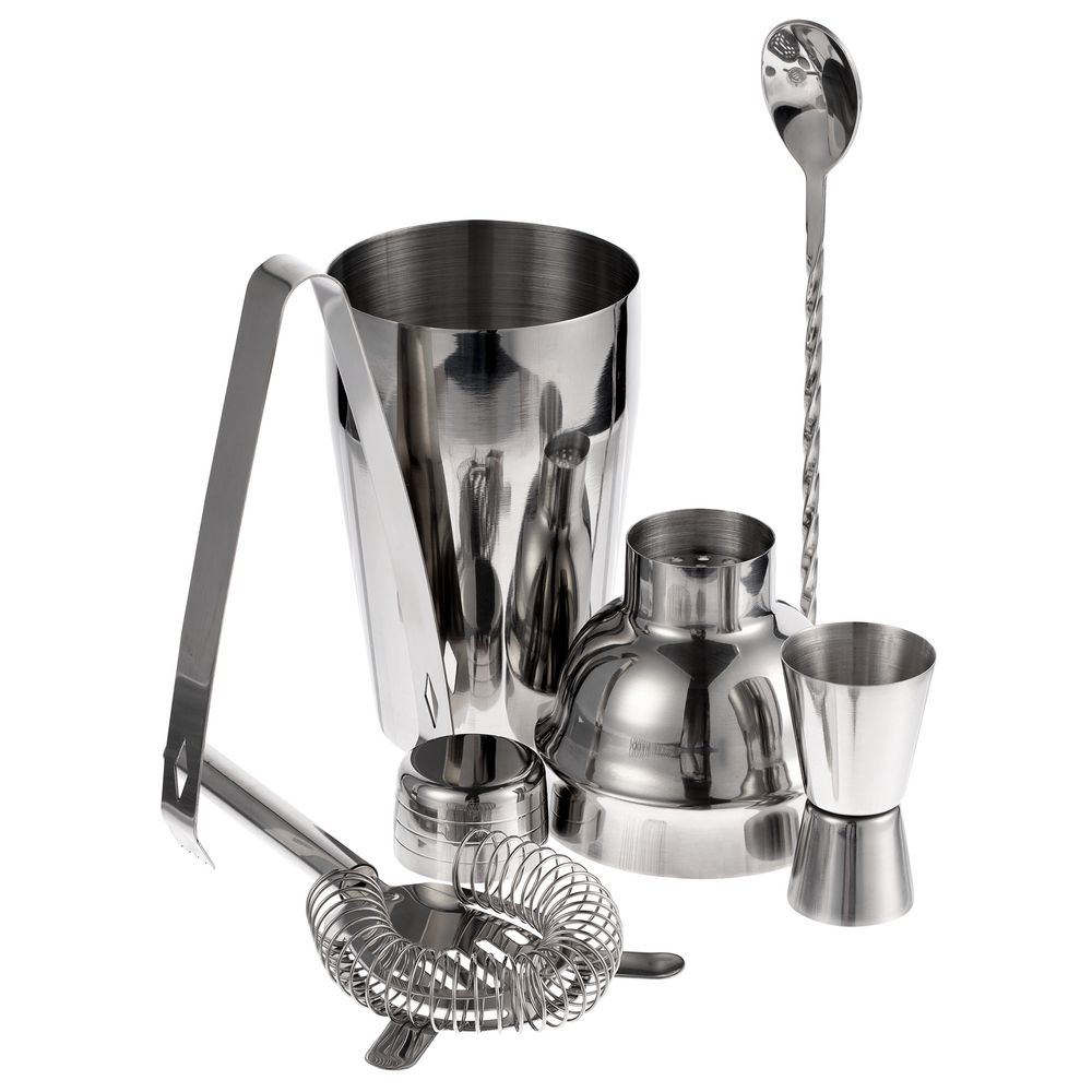 Набор для приготовления коктейлей Troubleshooter, серебристый-1