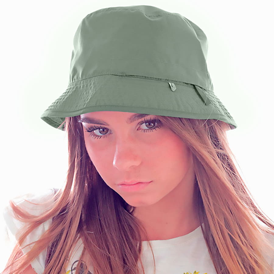 Панама BUCKET POCKET, темно-синий, серый-2