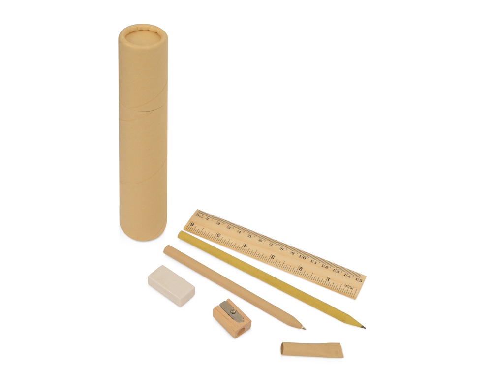 Набор канцелярский в пенале Eco style-0