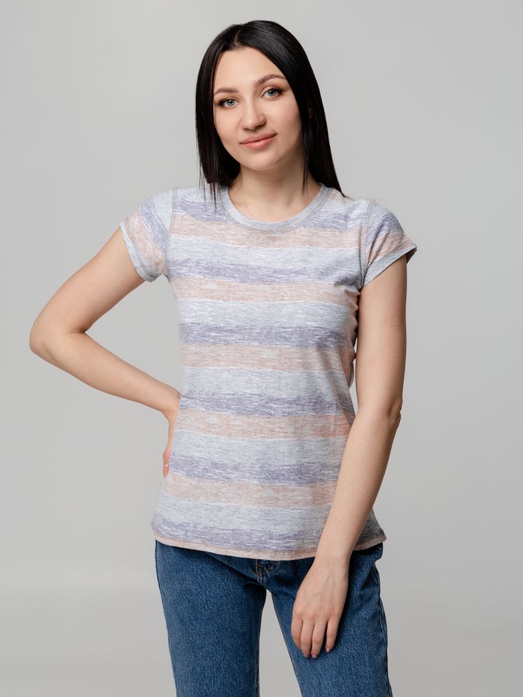 Футболка женская Rayet Lady двусторонняя, оранжевая с фиолетовым-0