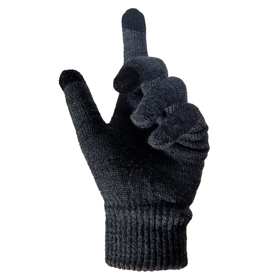 Перчатки сенсорные REACH, темно-серый меланж-3