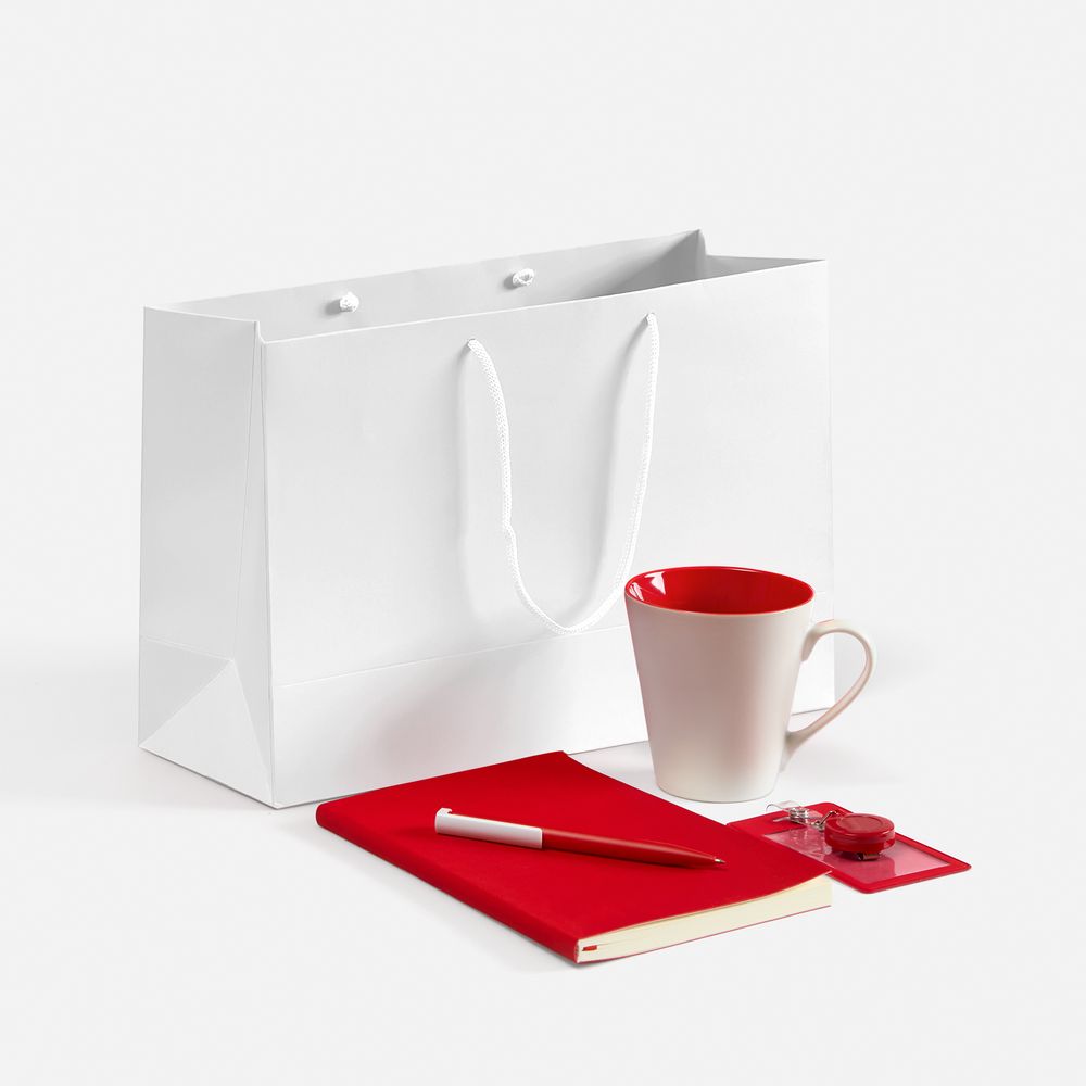 Набор Flat White, красный-0