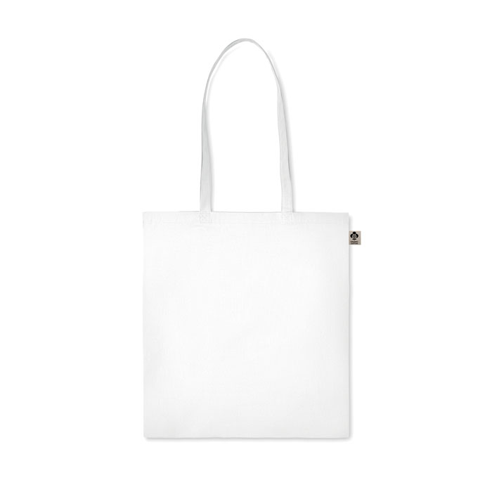 Сумка шоппер из хлопка, белый-1