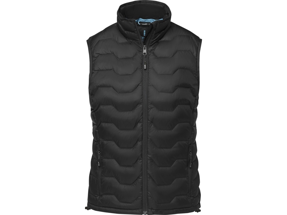 Женская утепленная телогрейка Epidote из материалов, переработанных по стандарту GRS - сплошной черный-1