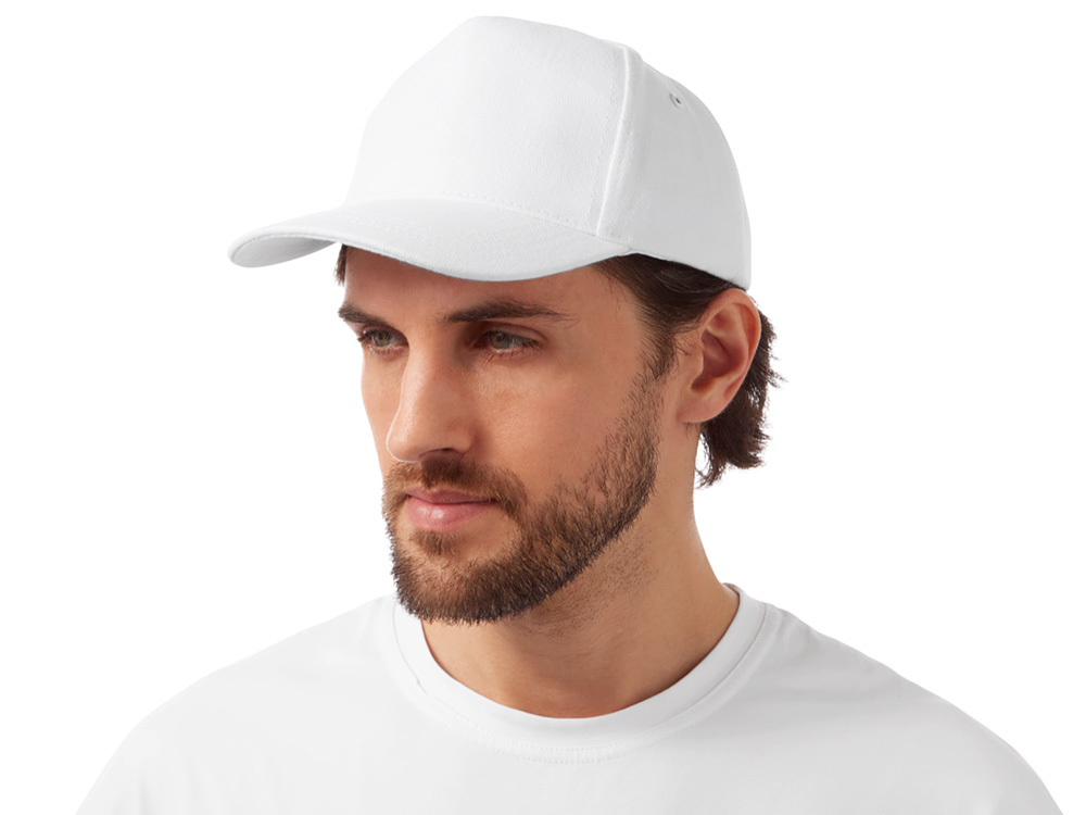 Бейсболка Florida 350 5-панельная, белый-1
