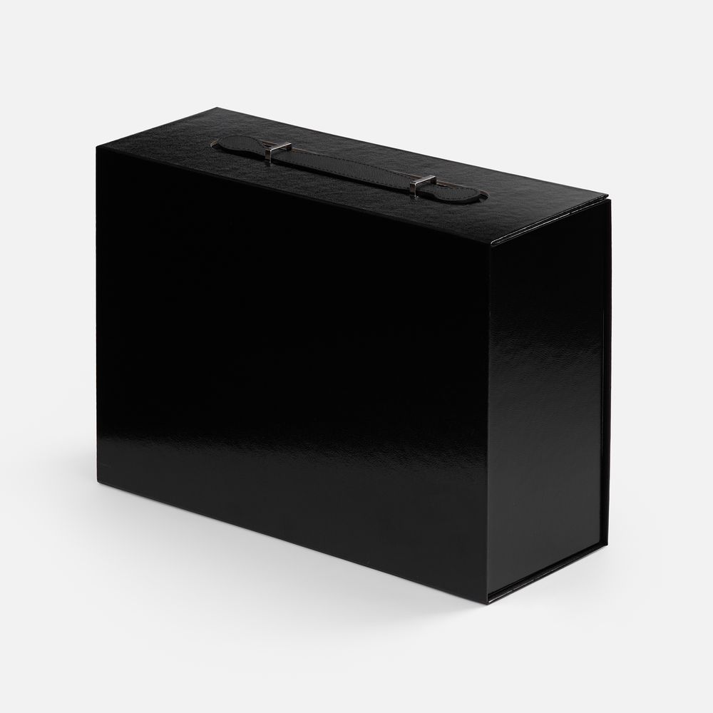 Коробка складная Holdfold, M, черная-0