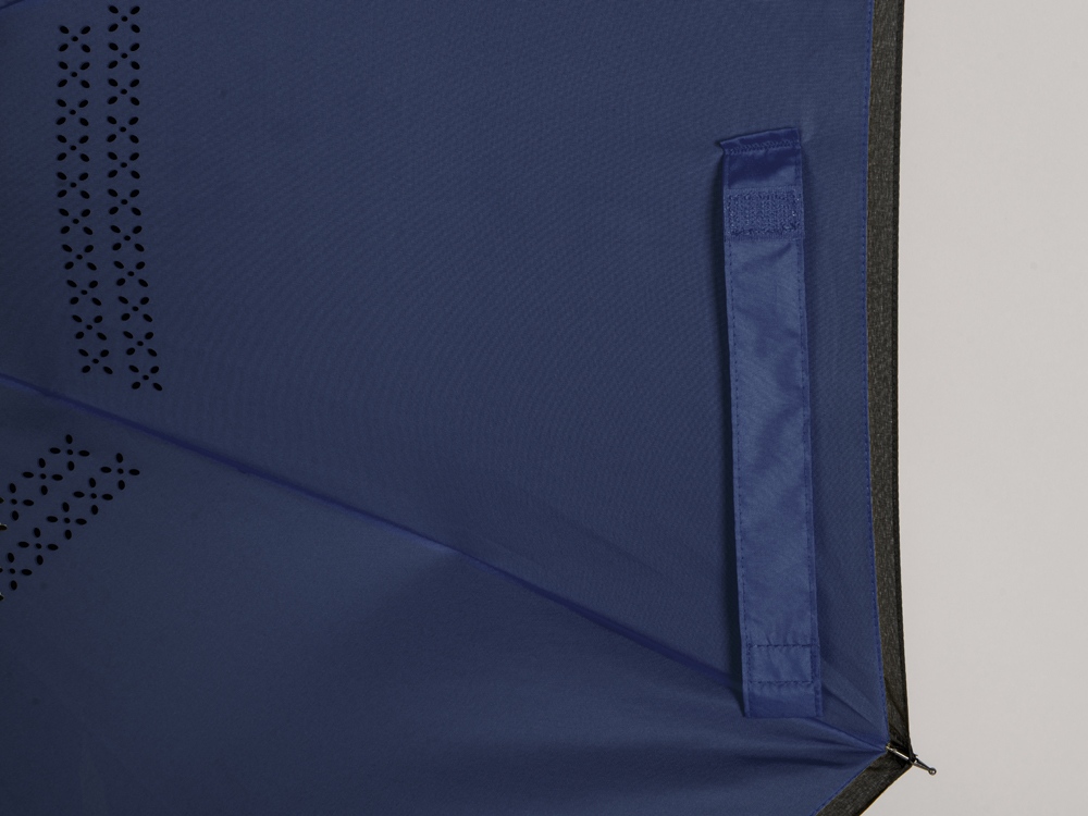 Зонт-трость наоборот Inversa, полуавтомат, темно-синий-5