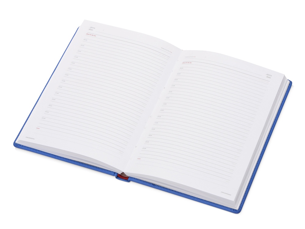 Ежедневник недатированный А5 Velvet, ярко-синий-1