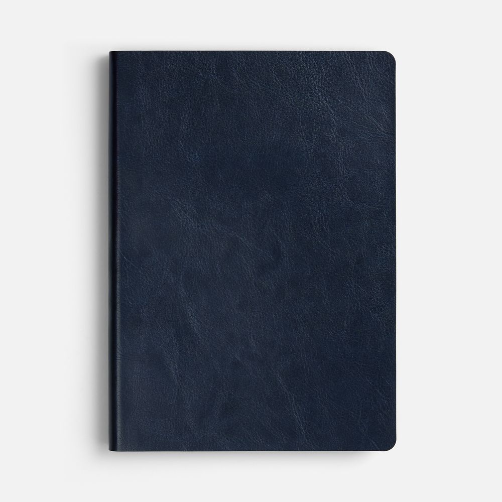 Ежедневник Doppio, недатированный, синий с голубым-3