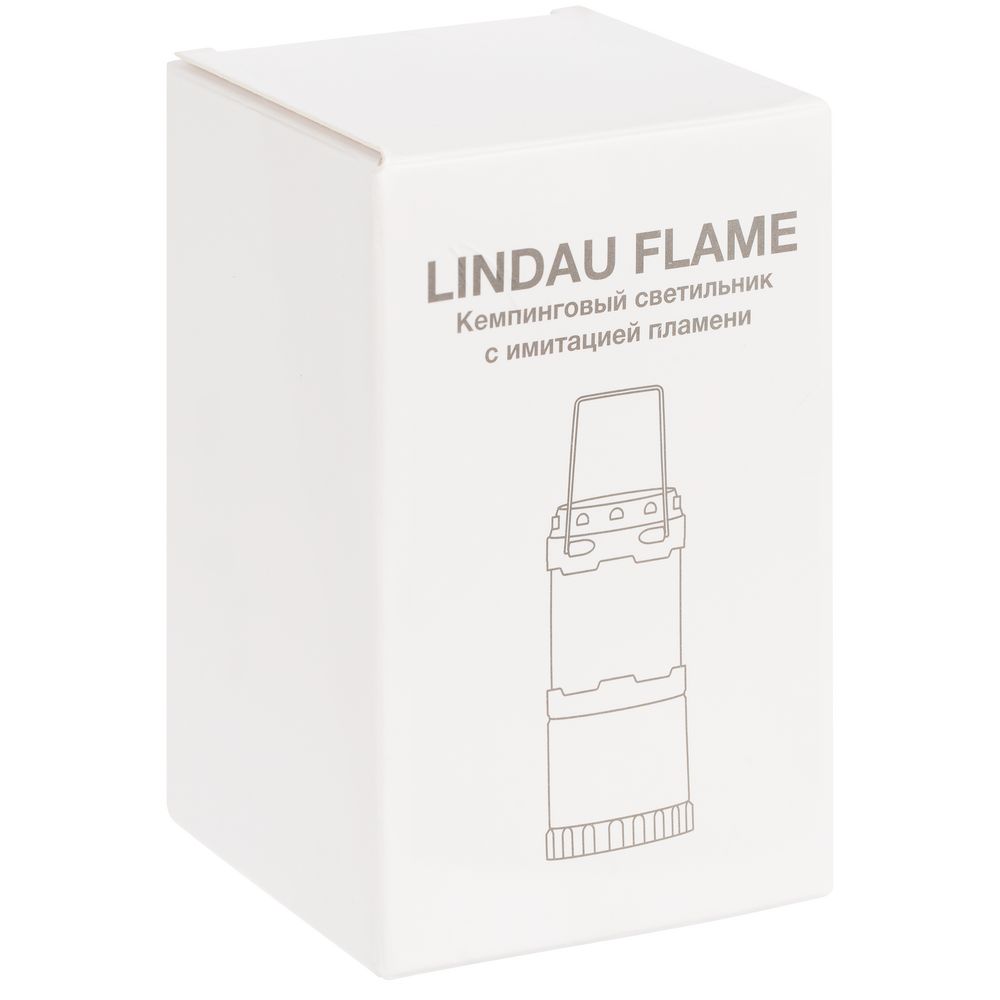 Кемпинговый фонарь с имитацией пламени Lindau Flame, черный-5