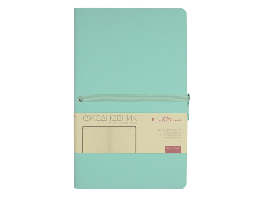 Ежедневник недатированный А5 Tokyo, мятный-1