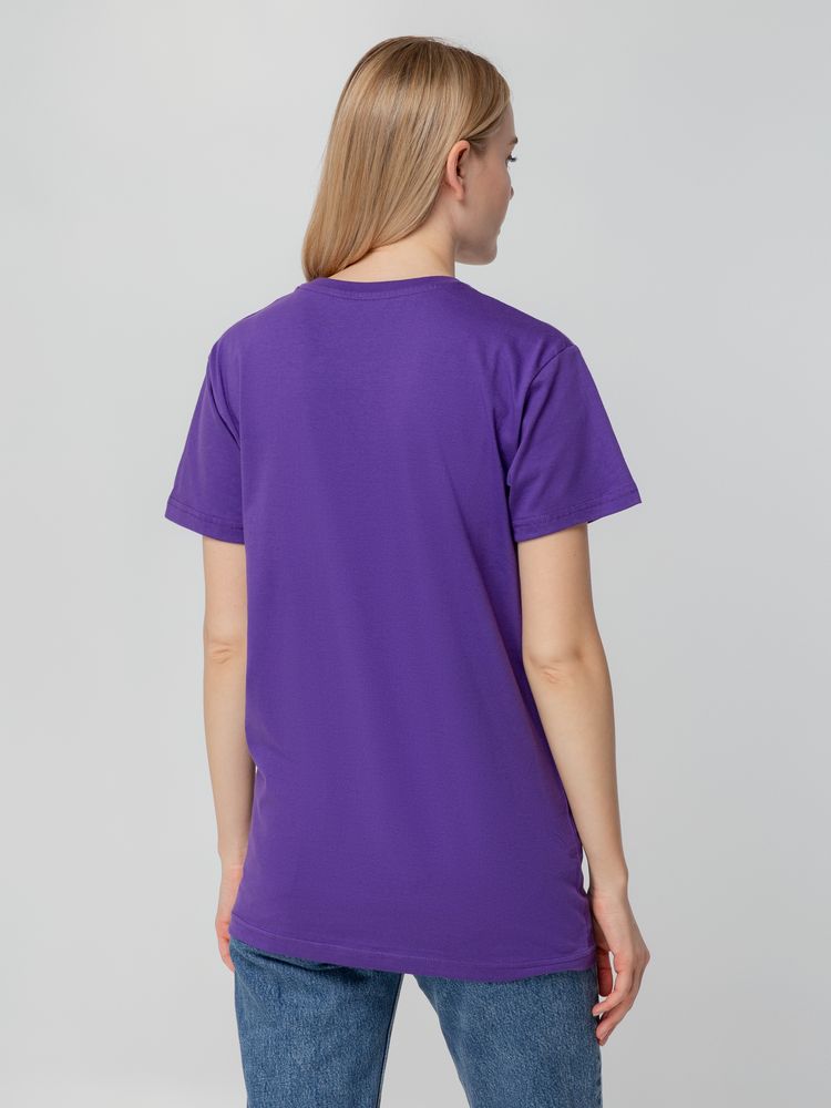 Футболка унисекс T-bolka 140, фиолетовая-6