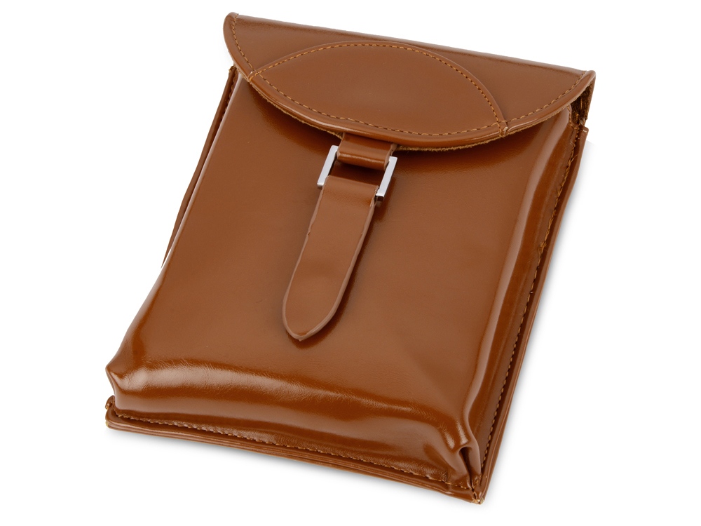 Набор аксессуаров для чистки обуви Кэрролтон, коричневый/натуральный-0