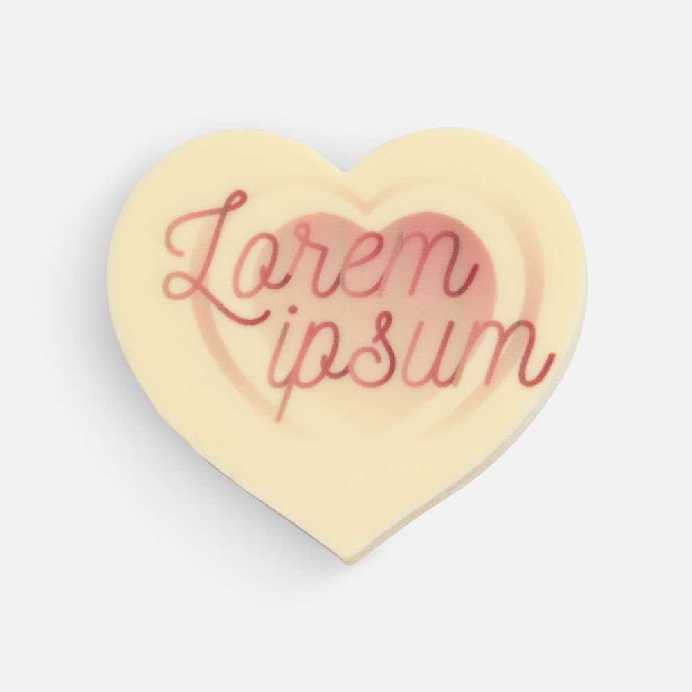 Печенье Dream White в белом шоколаде, сердце-1