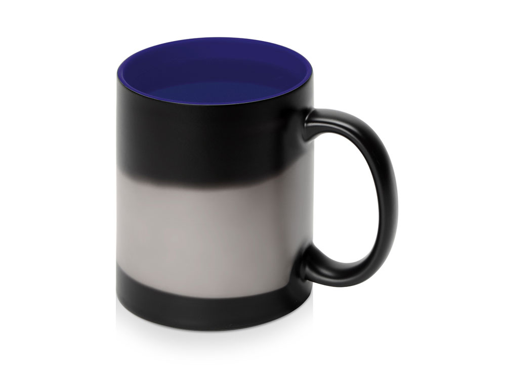 Кружка-хамелеон Surprise матовая, черный/синий-3