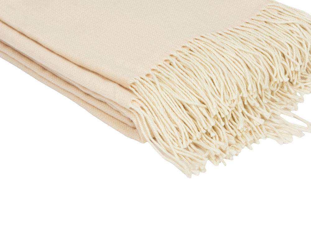 Акриловый плед Dapple 160x210 см, бежевый-1