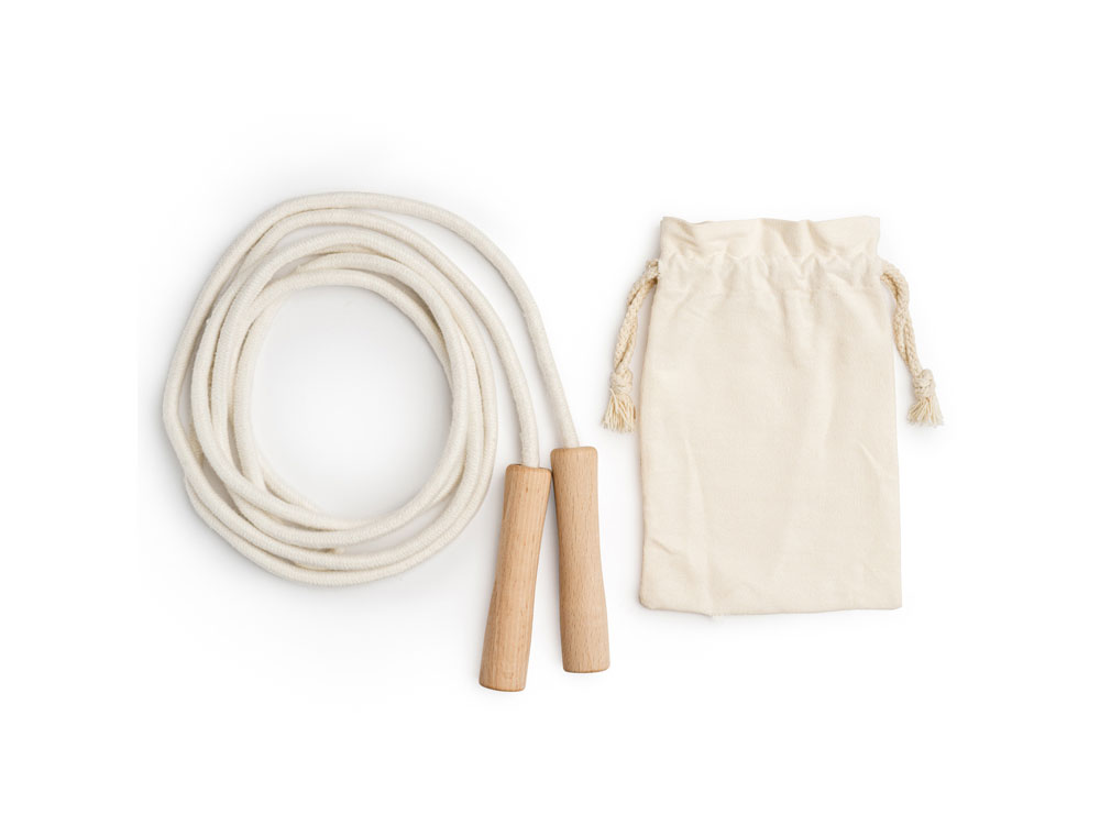 Скакалка REGINA из хлопка, бежевый-6