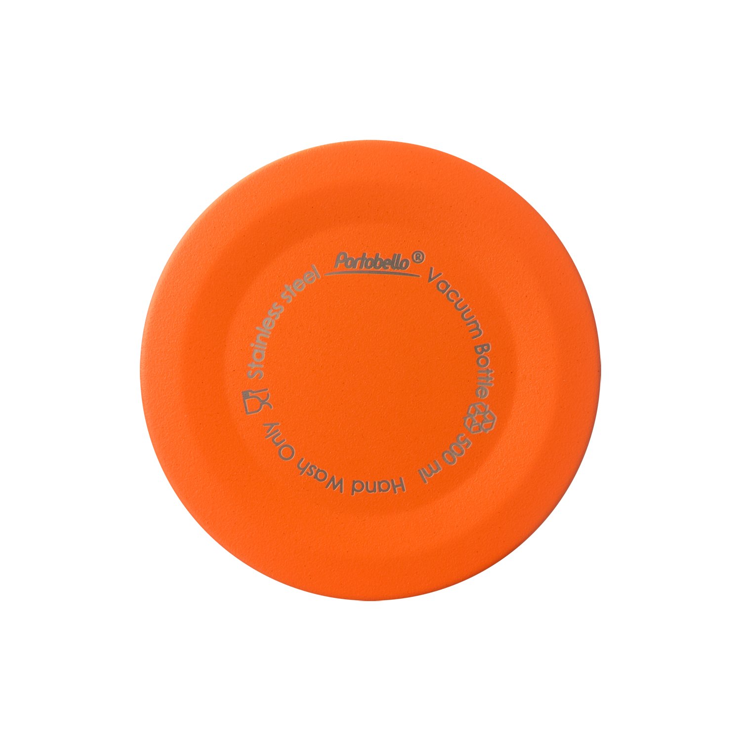 Термобутылка вакуумная герметичная Фреско, оранжевая, зернистое покрытие-4