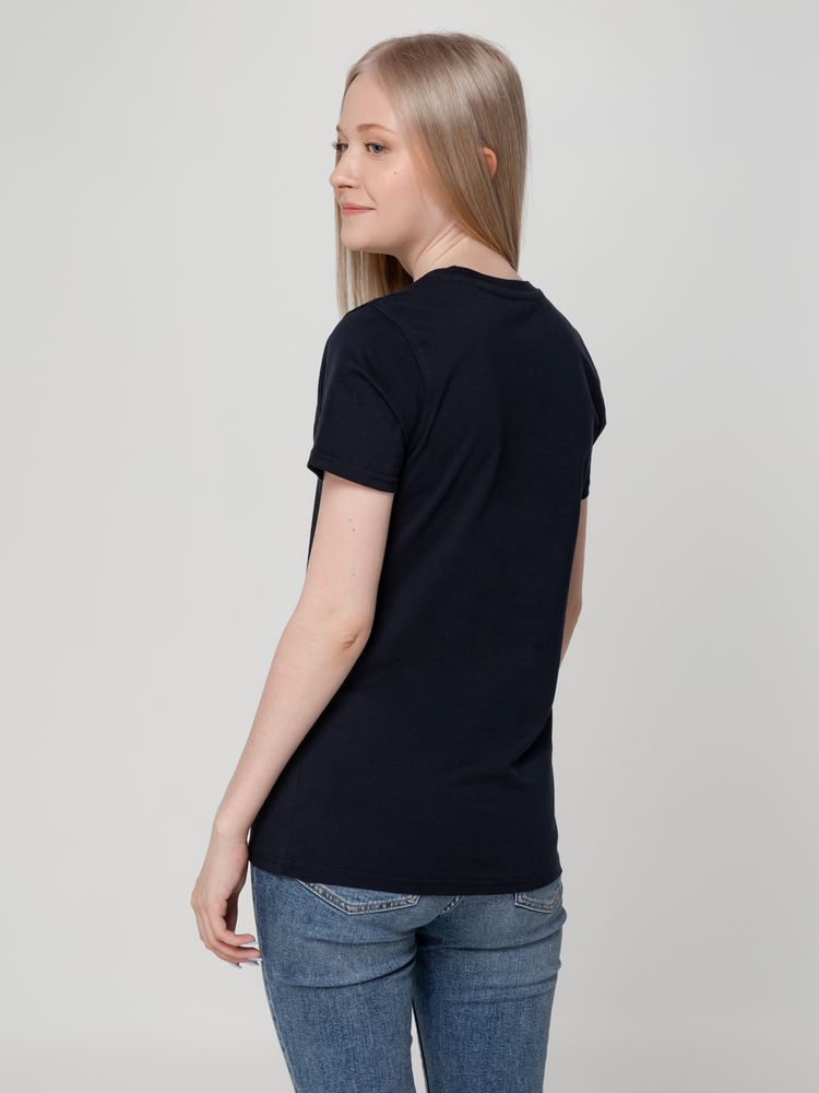 Футболка женская T-bolka Lady, темно-синяя-4