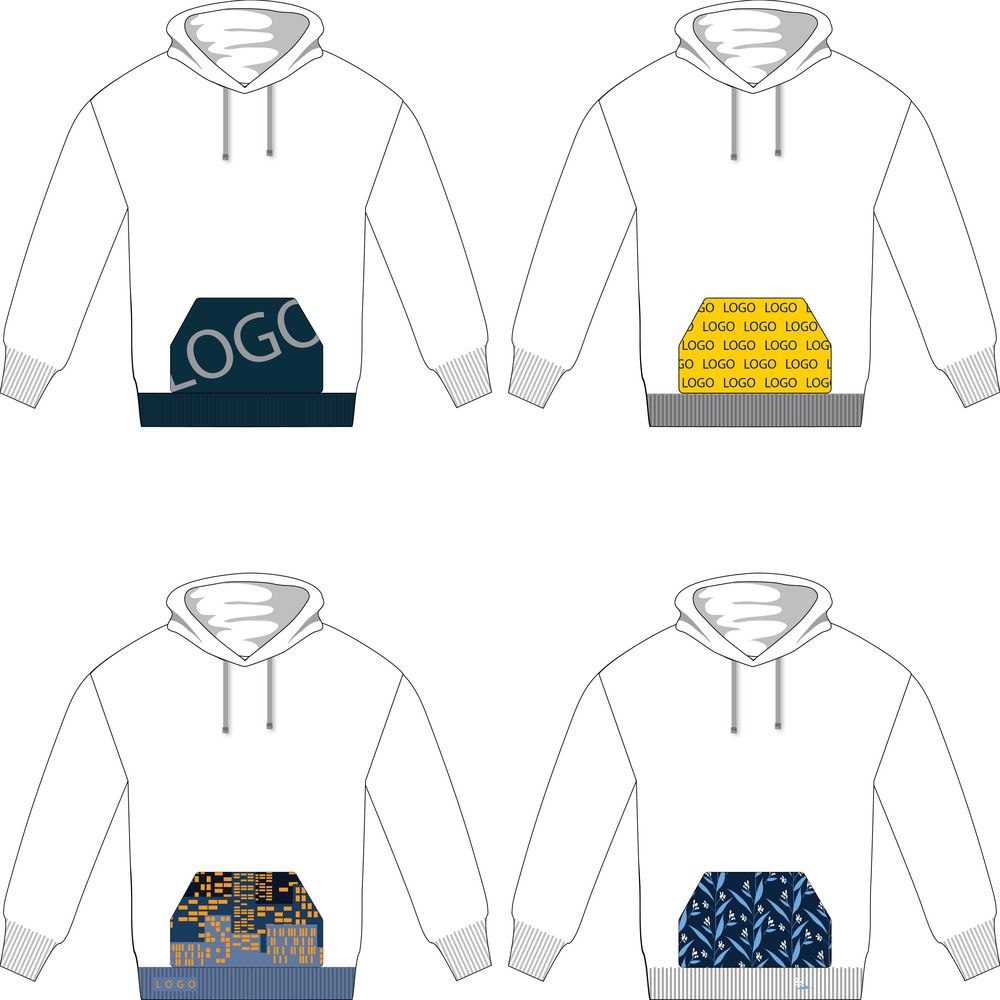 Вязаный карман-кенгуру на заказ Paosy-0