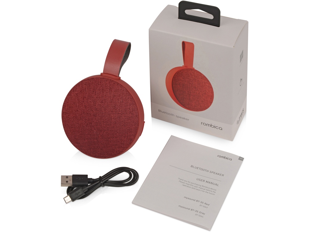 Портативная акустика Rombica mysound BT-35 Red, красный-12