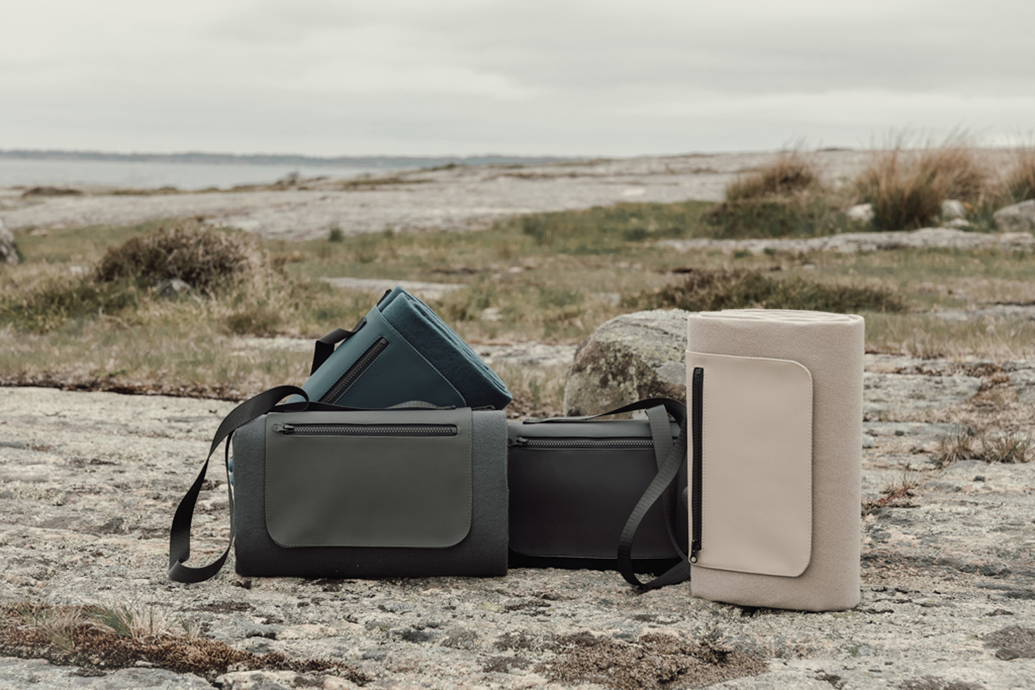 Плед для пикника VINGA Baltimore из переработанного полиэстера RCS, 150х130 см-5