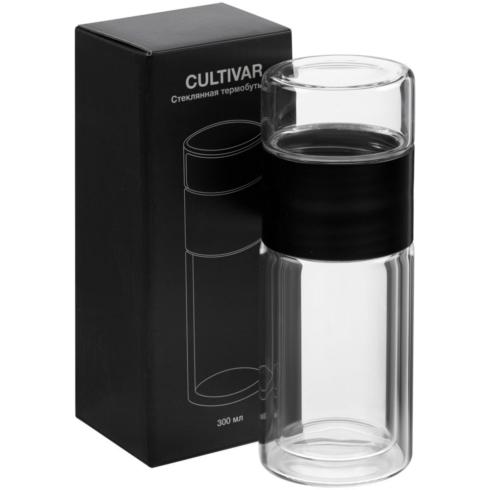Бутылка для заваривания Cultivar, черная-3