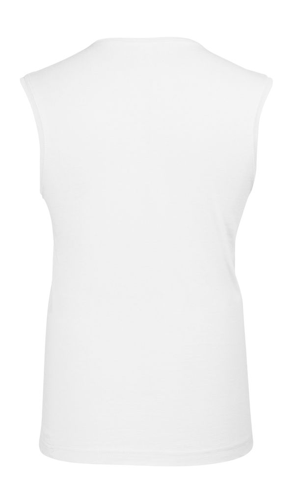 Футболка мужская без рукавов Jazzy 170, белая-2