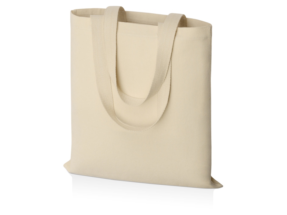 Сумка для шопинга Steady из хлопка с парусиновыми ручками, 260 г/м2, натуральный-0