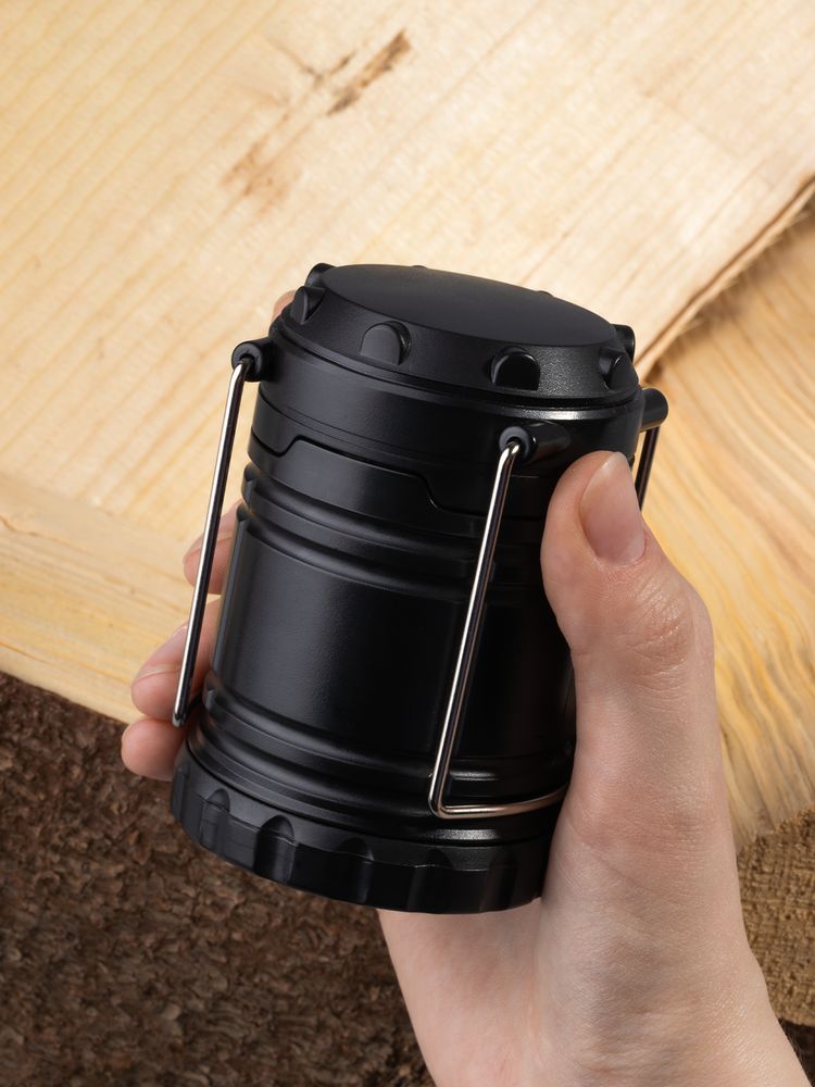 Кемпинговый фонарь с имитацией пламени Lindau Flame, черный-7