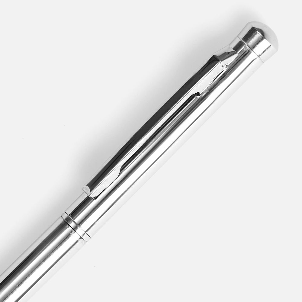 Ручка шариковая Hotel Ferra, серебристая-2