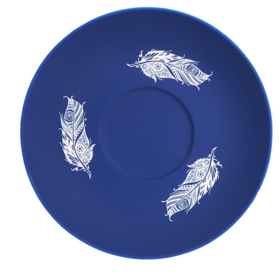 Чайная пара TENDER с прорезиненным покрытием, синий-10