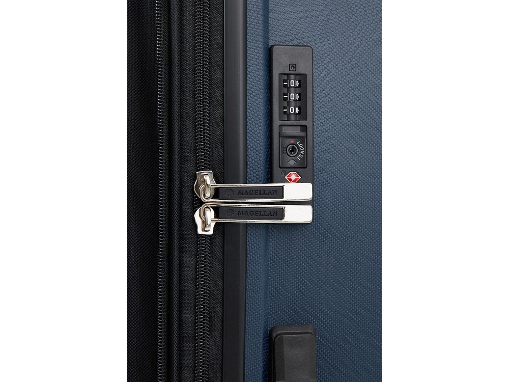 Чемодан 4-х колесный, Magellan, SANTIAGO, 114л, темно-синий-6