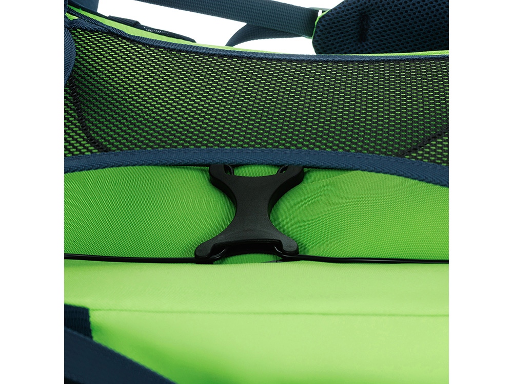 Туристический рюкзак TORBER КЕМПИНГ, синий/салатовый, полиэстер, 36 х 54 х 16 см-9