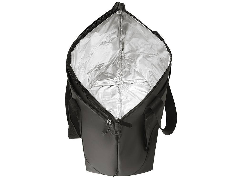 Сумка-холодильник Cool XL с двумя лямками на плечо, темно-серый-5