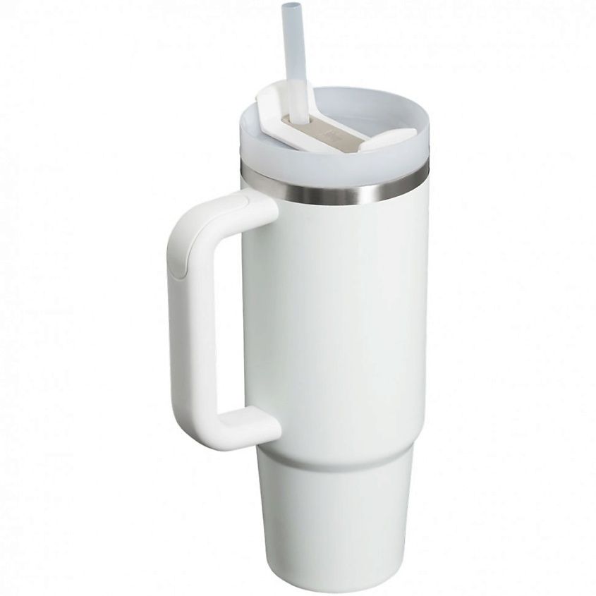 Термокружка Quencher H2.0 1180 с трубочкой, белая-1