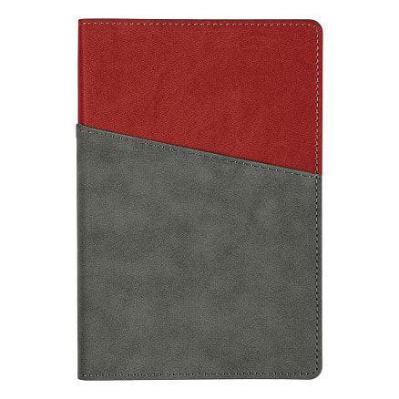 Ежедневник Flexy Smart Porta Nuba Latte A5, Серый/Красный-1