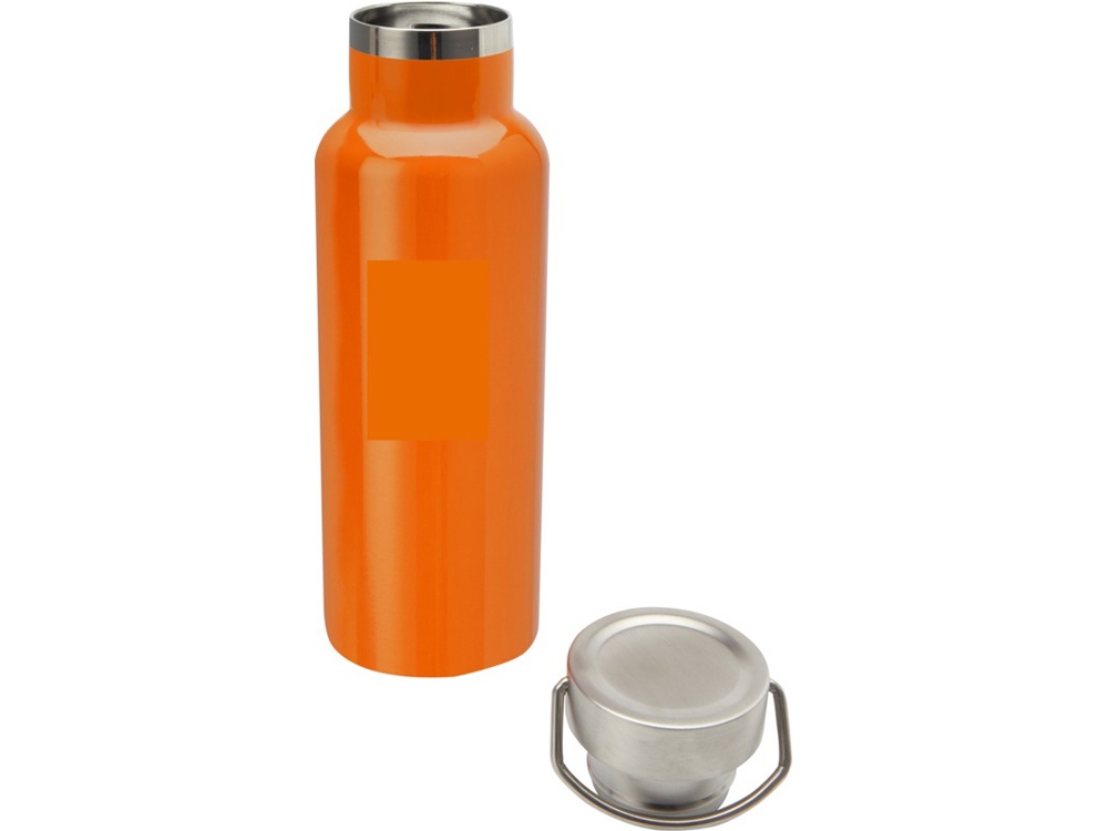 Бутылка для воды Thor из нержавеющей стали, сертифицированной по стандарту RCS, оранжевый-3