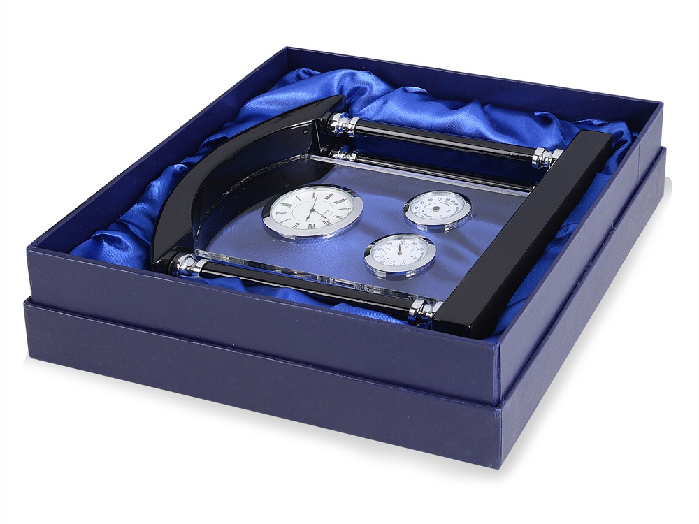 Погодная станция Нобель: часы, термометр, гигрометр-1